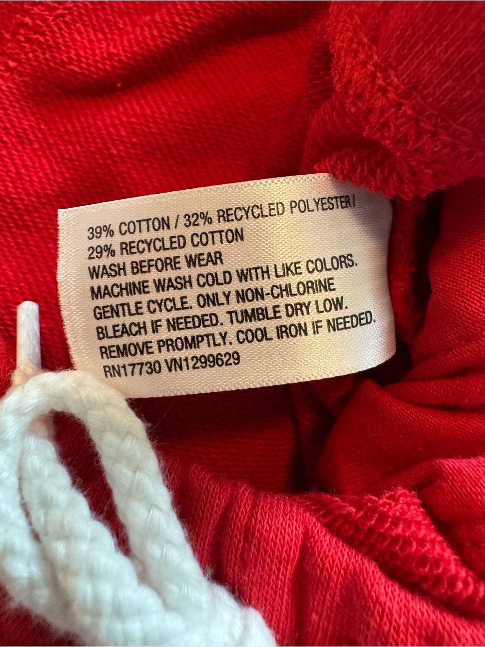 New Art Class Finally Red Drawstring Lounge Pants Girls L (10/12) - Picture 9 of 11